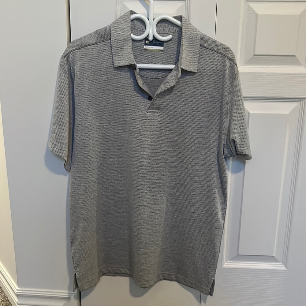 Mens Jack Nicklaus Gray Golf Polo - Size M